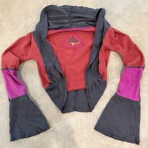 Prana boho XS organic cotton shrug women’s top